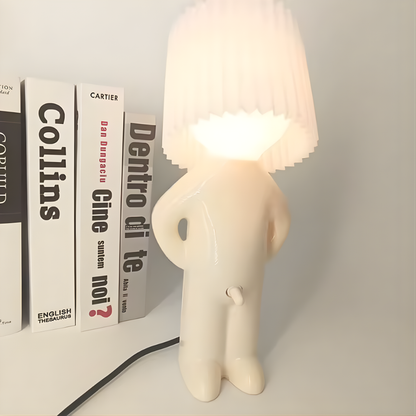 Plug-in Energy-Saving Creative Small Night Light Home Decoration Mr.P A Little Shy Man LED Naughty Boy Lamp Eye Caring