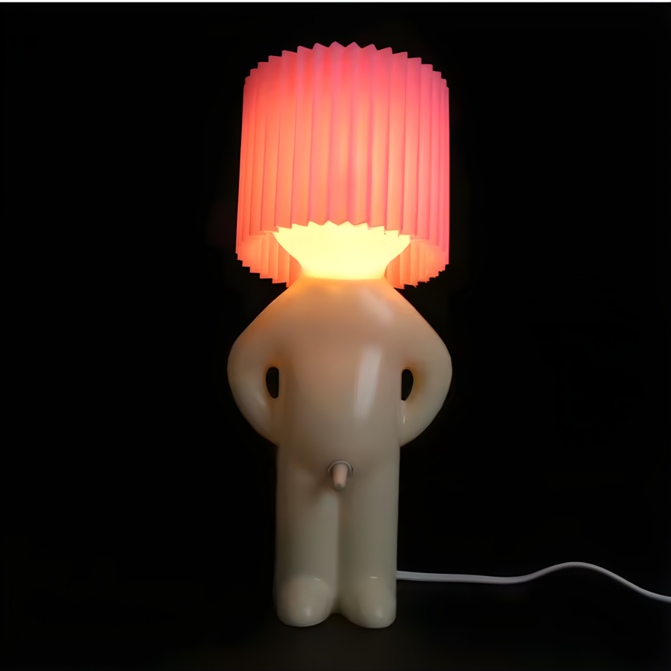 Plug-in Energy-Saving Creative Small Night Light Home Decoration Mr.P A Little Shy Man LED Naughty Boy Lamp Eye Caring