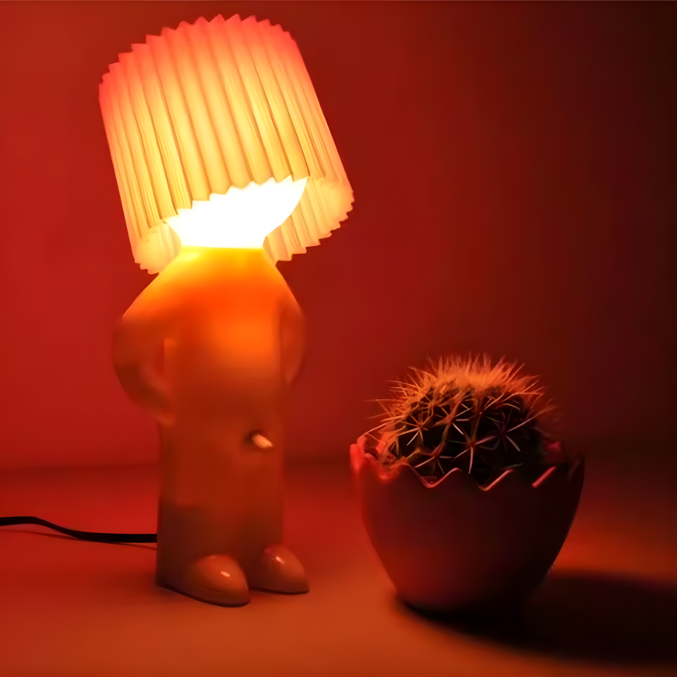 Plug-in Energy-Saving Creative Small Night Light Home Decoration Mr.P A Little Shy Man LED Naughty Boy Lamp Eye Caring