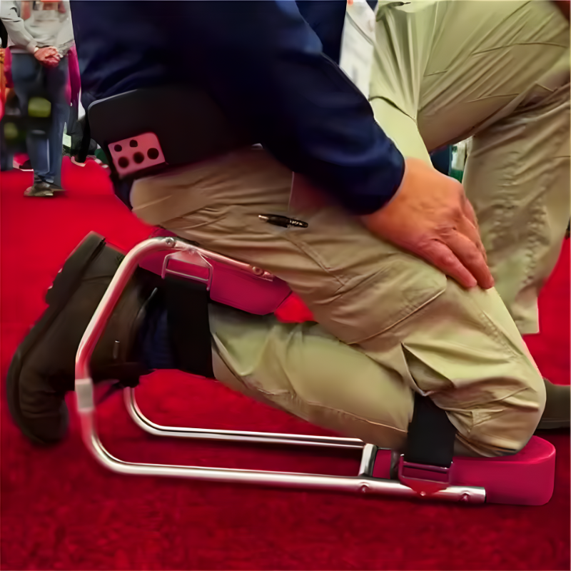 Portable Garden Kneeler Seat Chair Strap on Kneeling Device Knee Seat Leg Brace Labor-Saving Tools for Working Kneeling