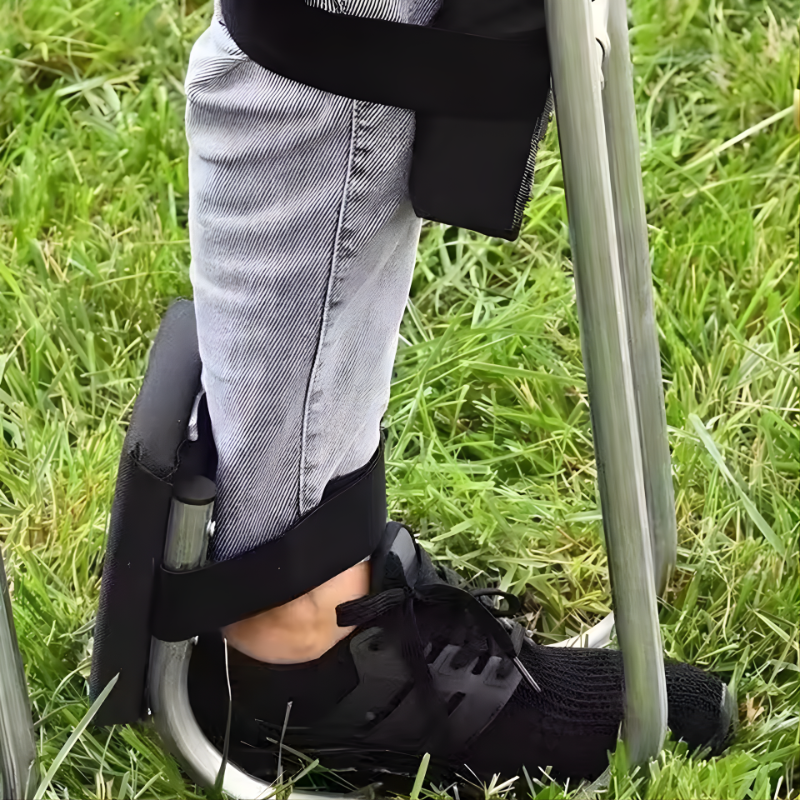 Portable Garden Kneeler Seat Chair Strap on Kneeling Device Knee Seat Leg Brace Labor-Saving Tools for Working Kneeling