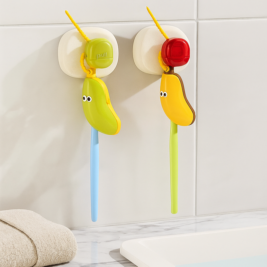 Portable Banana Toothbrush and Toothpaste Case – Travel Dustproof Storage Box, Cute Protective Holder