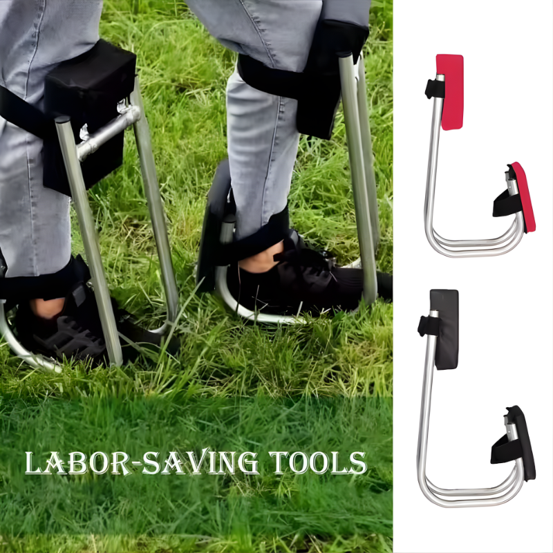 Portable Garden Kneeler Seat Chair Strap on Kneeling Device Knee Seat Leg Brace Labor-Saving Tools for Working Kneeling