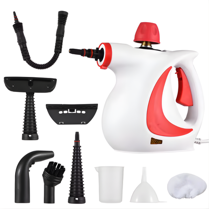 Pressurized Handheld Steam Cleaner for Home - Portable Multi-purpose High Pressure Deep Multi-surface Cleaning Steamer Machine