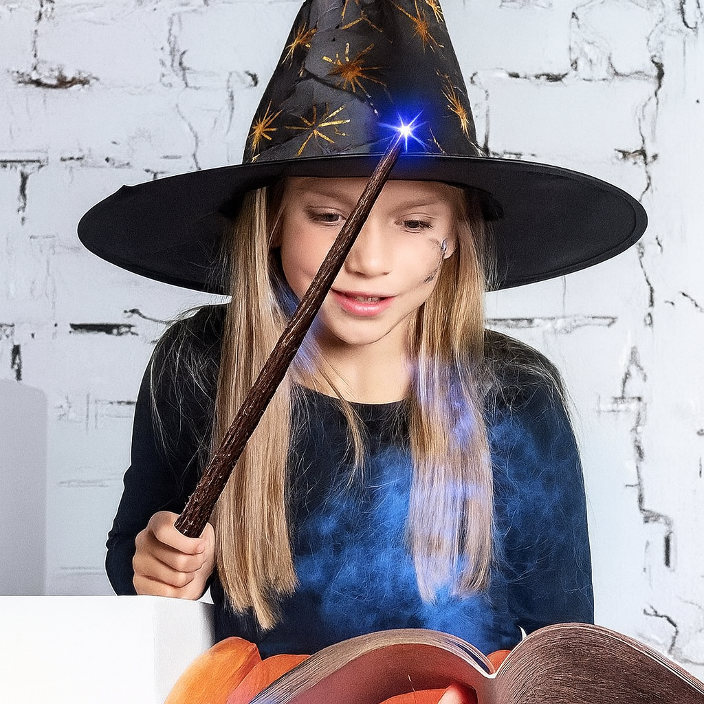 Professional Cosplay Electronic Fire Flasher Magic Wands Magic Trick Flame Lighter Device Props Magicians Accessories Magia Game