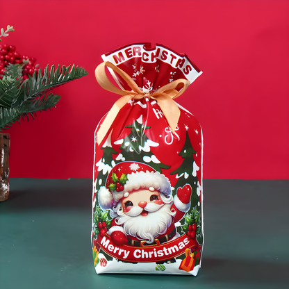 Mix Randomly Christmas Gift Cartoon Bag Gift Box Candy Biscuit Bag Decoration Christmas Party Gift Bag Children Party