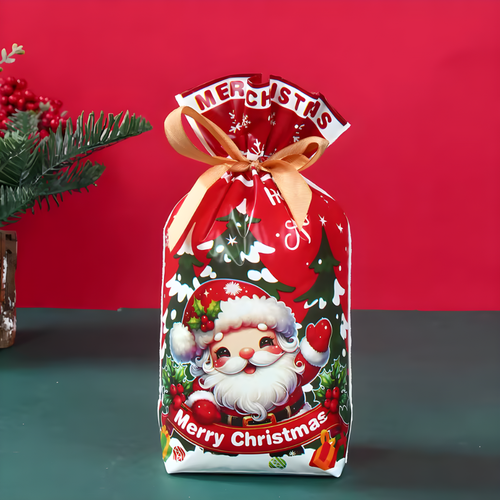Mix Randomly Christmas Gift Cartoon Bag Gift Box Candy Biscuit Bag Decoration Christmas Party Gift Bag Children Party