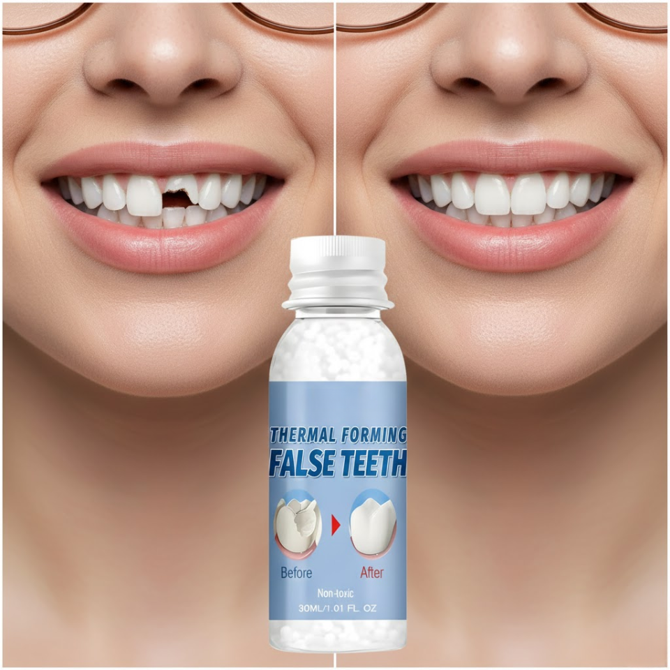 Resin False Teeth – Solid Gums & Temporary Filling for Dental Care