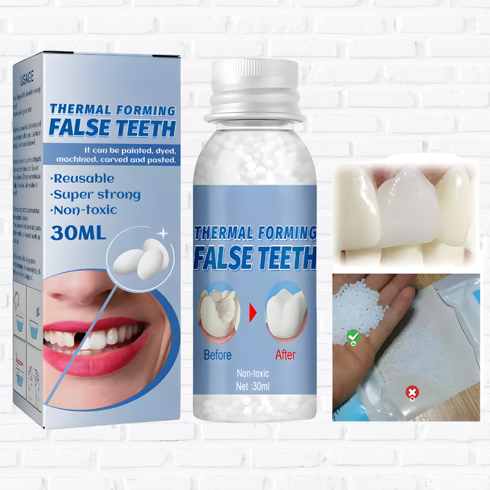 Resin False Teeth – Solid Gums & Temporary Filling for Dental Care