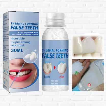 Resin False Teeth – Solid Gums & Temporary Filling for Dental Care
