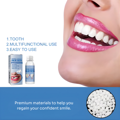 Resin False Teeth – Solid Gums & Temporary Filling for Dental Care