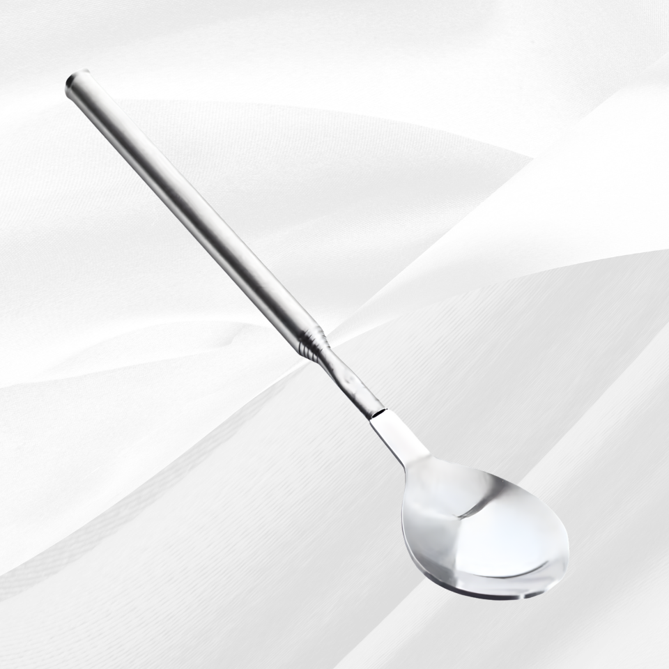 Retro Fork BBQ Telescopic Extendable Dinner Fruit Dessert Long Handle Fork Stainless Steel Cutlery Fork Tableware Bento Box