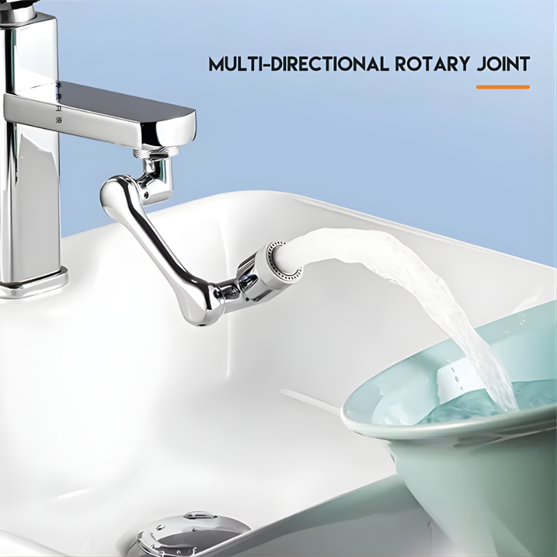 Rotatable Multifunctional Extension Faucet Aerator Kitchen Sink Faucet Extender Adapter Bathroom Tap Swivel Robotic Arm Sink Fit