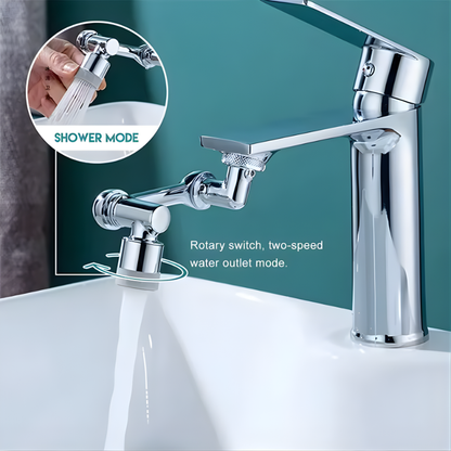 Rotatable Multifunctional Extension Faucet Aerator Kitchen Sink Faucet Extender Adapter Bathroom Tap Swivel Robotic Arm Sink Fit