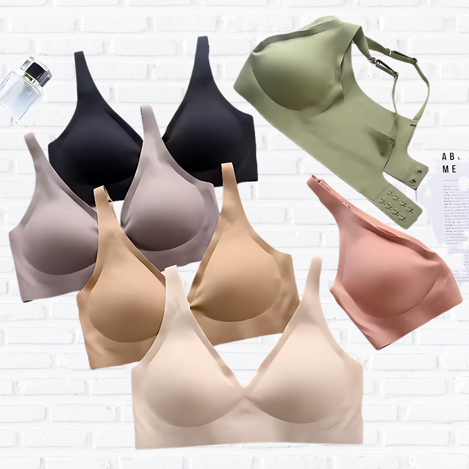 Sexy Seamless Bra Wire Free Brassiere Adjustable Wireless Bras Women Underwear Female Push Up Padded Bralette Lingerie Intimates