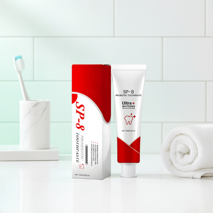 Sp-8 Probiotic Whitening Toothpaste Freshens Breath, Improves Gum Health, Reduces Tartar Teeth Whitening Agent