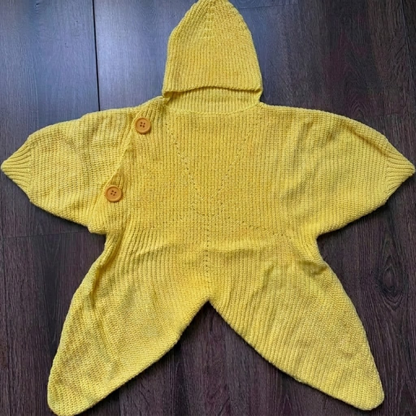 
Star Baby Cute Cartoon Rompers Hand Crocheted Yarn Knitted Starfish Jumpsuit Baby Clothes 2026 Spring Autumn New