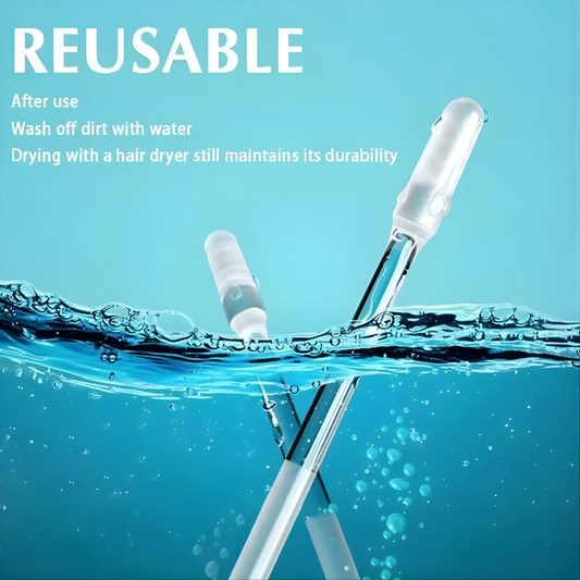 Sticky Ear Digger Tool Spiral Ear Wax Cleaner Soft Not Hurt Ear Pick Digging Spoon Safe Ear Cleaning Cotton Swabs