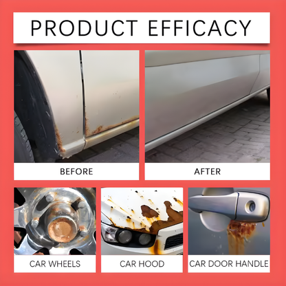  Universal Rust Remover Revitalizing Spray for Car Wheels & Metal Surfaces, Strong Decontamination, Smooth & Reliable