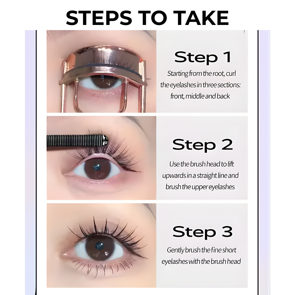 Waterproof Metallic Tube Mascara Black/Brown Silk Fiber Long Curling Non-Clumping Eyelash Extensions Spiral Makeup for Eyes