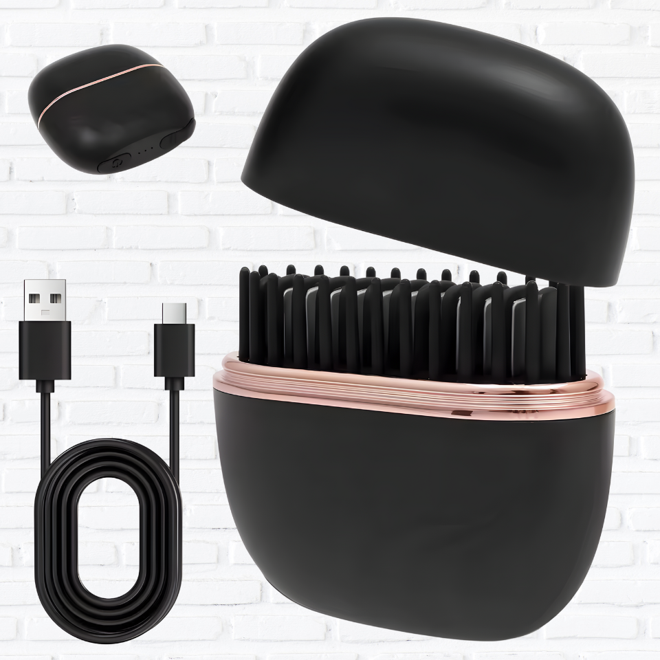 Wireless Negative Ion Straight Hair Comb Mini Portable Longlasting Fluffy Home Straight Hair Comb Hair Styling Hair Straightener