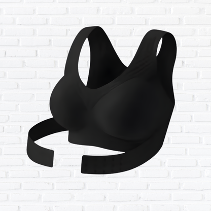 Wireless Posture Correction Push Up Bra for Women, Seamless Cross Back Support Bra Comfortable Everyday Lingerie