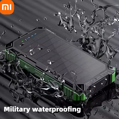 XIAOMI Solar Power Bank Wireless 200000mAh Large Capacity Fast Charging External Battery Outdoor Survival Emergency Equipment