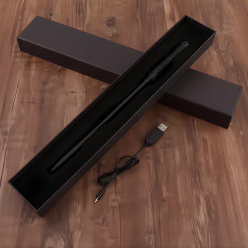 Professional Cosplay Electronic Fire Flasher Magic Wands Magic Trick Flame Lighter Device Props Magicians Accessories Magia Game