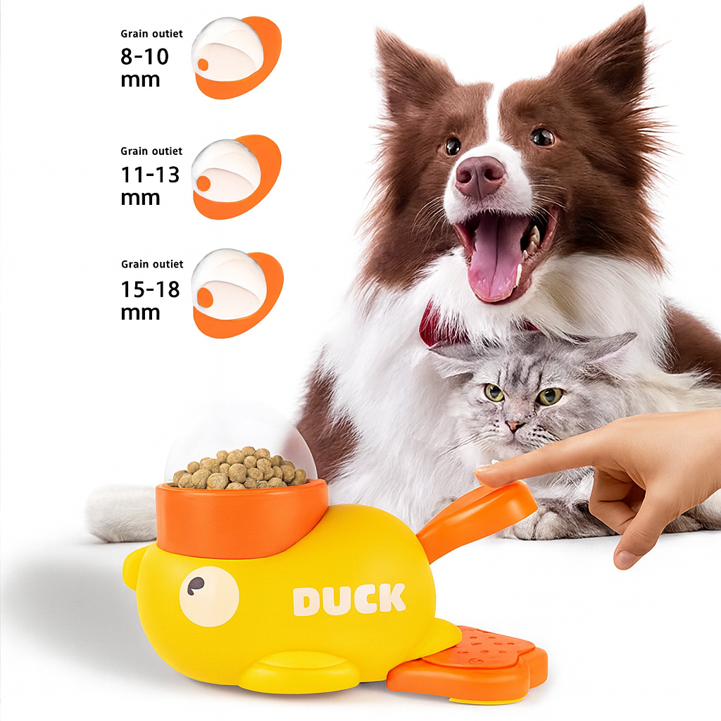 Cartoon_Little_Yellow_Duck_Shape_Interactive_Dog_Toys_Anti-Slip_Design_Pets_Intelligence_Exercise_Feeder_Food_Dispenser_Supplies_2