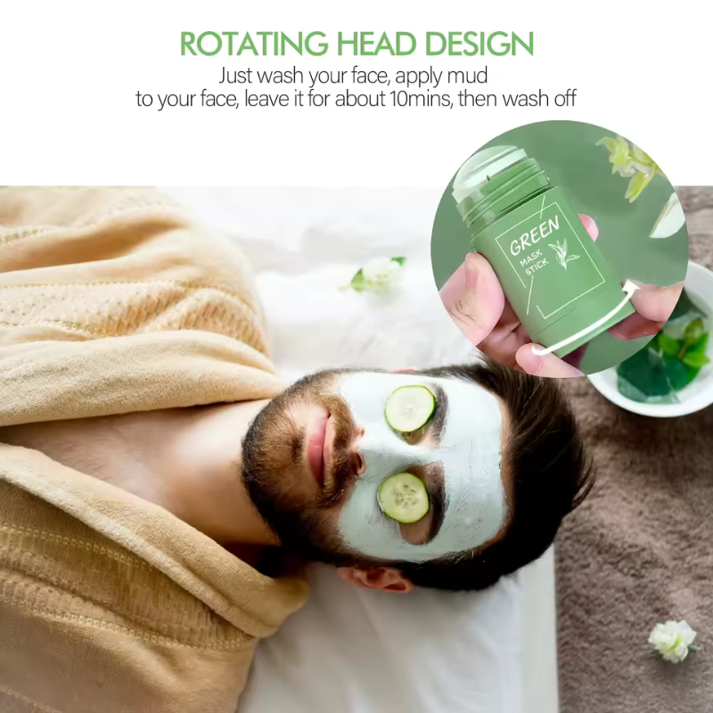 
Green Tea Eggplant Solid Mask Deep Cleansing Oil Control Balance Antioxidan Shrink Pores Remove Blackheads Refreshing Mud Mask