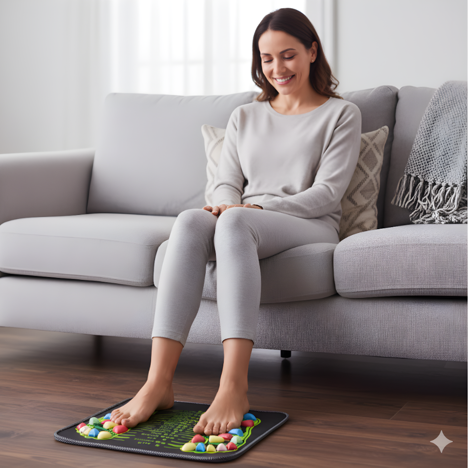 Fingerpressure Board Foot Foot Massage Pad Health Walk Foot Pressure Board Foot Massage Pad Relief Pain Relax Massage Pad