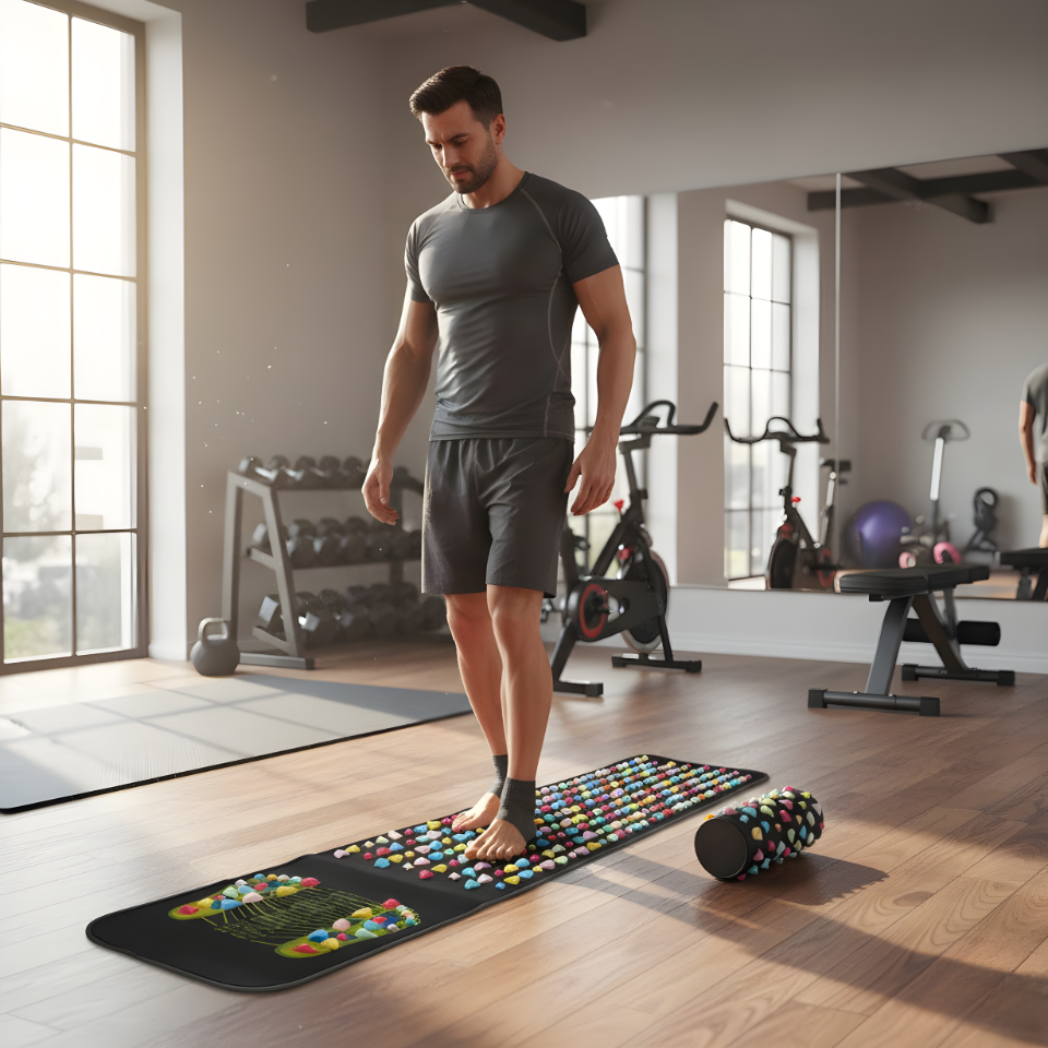 Fingerpressure Board Foot Foot Massage Pad Health Walk Foot Pressure Board Foot Massage Pad Relief Pain Relax Massage Pad