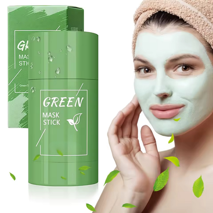 
Green Tea Eggplant Solid Mask Deep Cleansing Oil Control Balance Antioxidan Shrink Pores Remove Blackheads Refreshing Mud Mask
