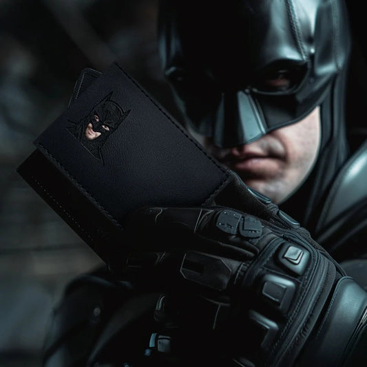 Aurece - Leather Bat ID Card Holder Wallet