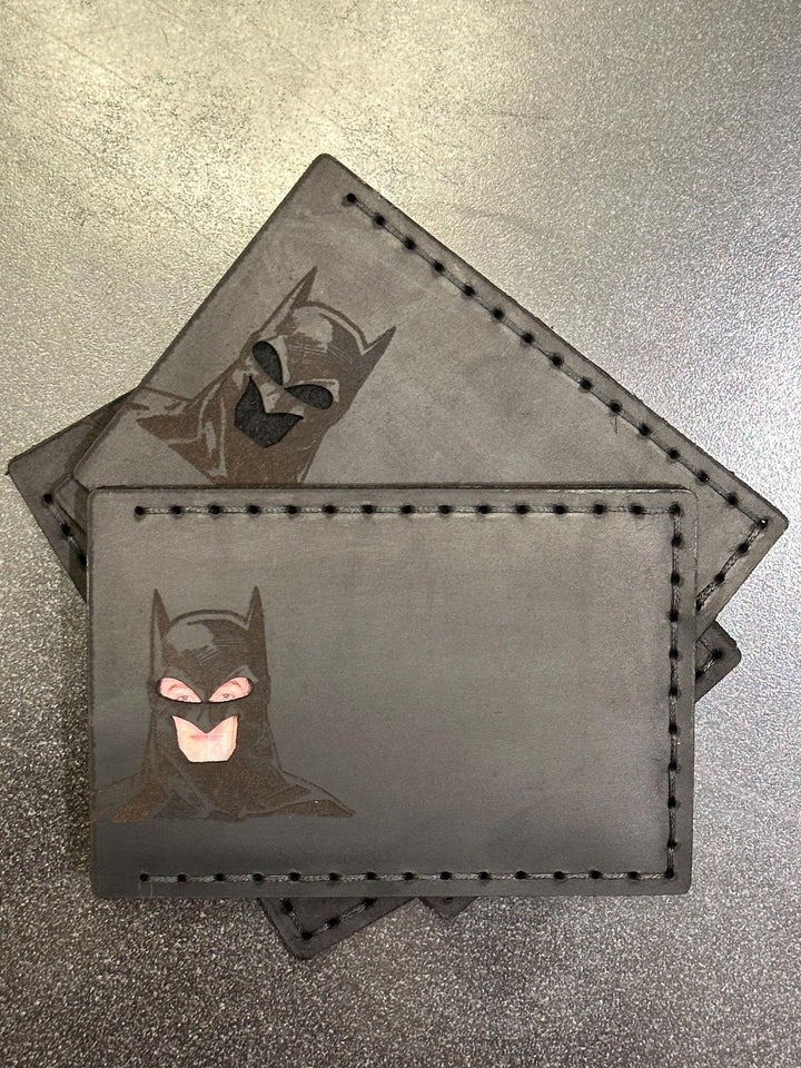 Aurece - Leather Bat ID Card Holder Wallet