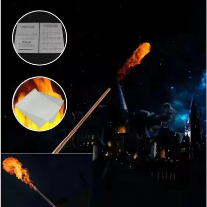 Professional Cosplay Electronic Fire Flasher Magic Wands Magic Trick Flame Lighter Device Props Magicians Accessories Magia Game