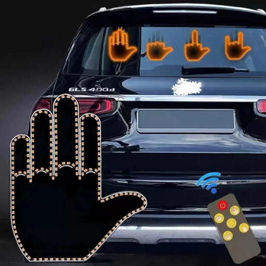 Aurece™ - Funny Car Middle Finger LED Light with Remote