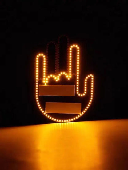 Aurece™ - Funny Car Middle Finger LED Light with Remote