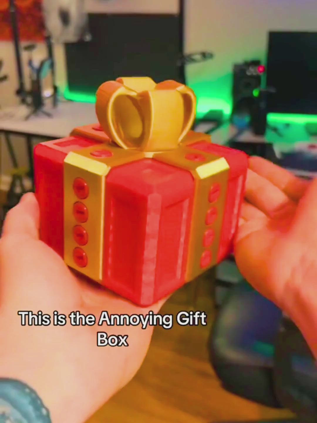 Turn any gift into an unforgettable experience with the Annoying 3D Prank Gift Box. This hilarious screw-lock box makes unwrapping a challenge, adding laughs, suspense, and the ultimate “what is THIS?!” reaction to every occasion.

More than just a prank, it doubles as a stylish, reusable storage box for jewelry, stationery, or tiny treasures. Perfect for birthdays, holidays, or just because—this gift box is the surprise that keeps on giving.